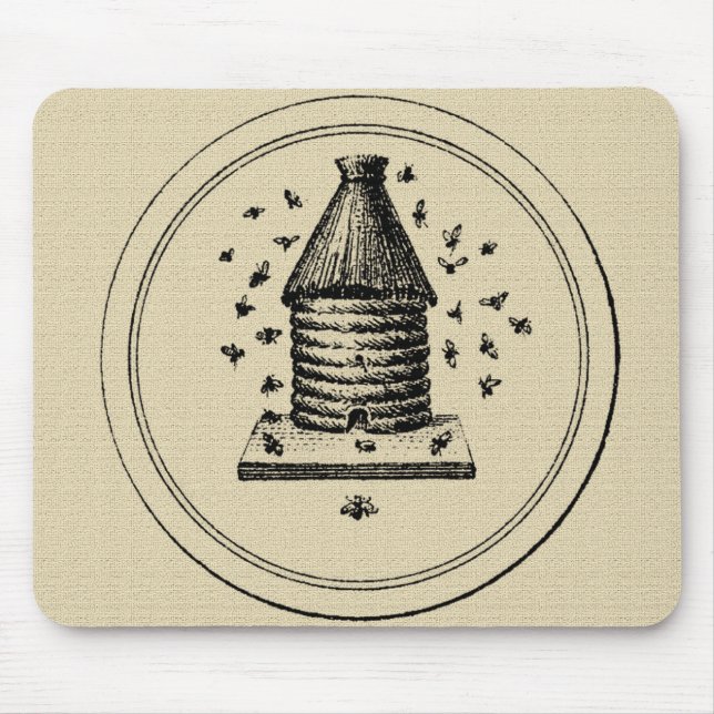 Shabby chicstilmusen vadderar musmatta (Framsidan)