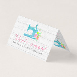 Shabby Cottage Chic Sewing Rustic Wood Tack Kort