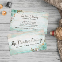 Shabby Cottage Chic Turcos Blommigt Rustic Wood
