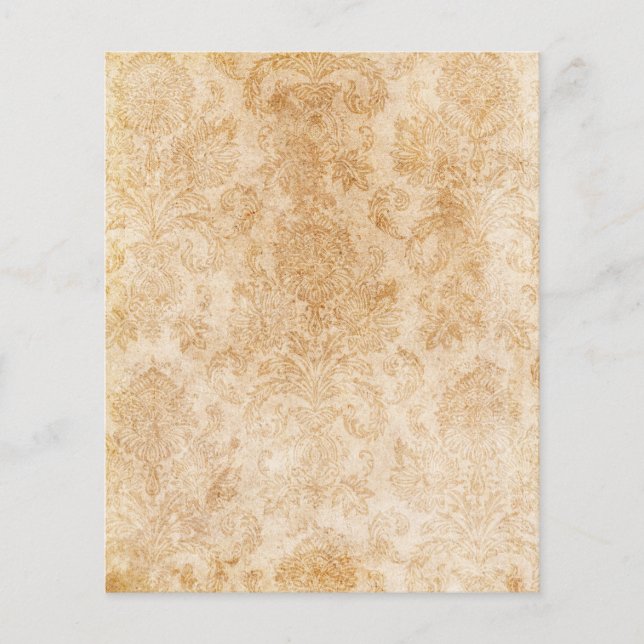 Shabby Damask Parchment Papper (Framsida)