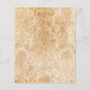 Shabby Damask Parchment Papper