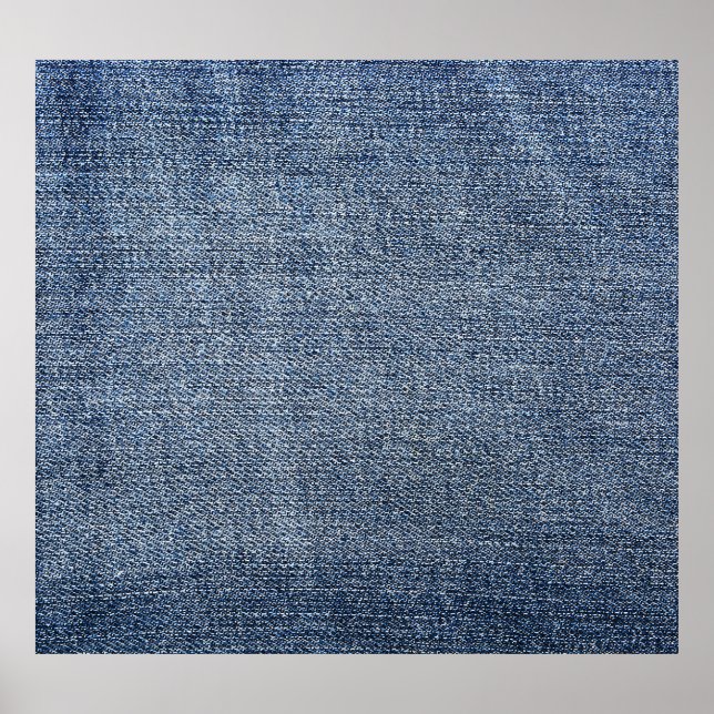 Shabby denim: Blue jeans struktur Poster (Framsidan)