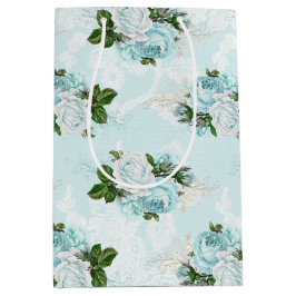 Shabby Floral Aqua Series Design 1 Presentpapper
