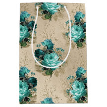 Shabby Floral Aqua Series Design 3