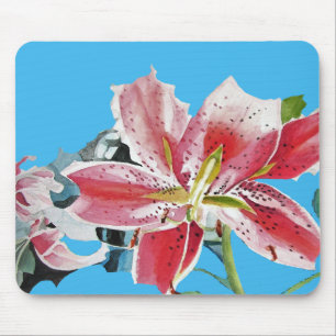Shabby Lily Lillies Art Computer Musmatta Pad