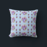 Shabby Pansy Blommigt Blue Gingham Flowers Retro Kudde<br><div class="desc">Shabby chic Blue Gingham Pansy Blommigt Gult gingham cushion. Jag målade med vackra,  ursprungliga vattenfärger från blommorna i min egen trädgård. Den här kökshandduken är en must för vilken trädgård eller blomma som helst älskare!</div>