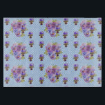Shabby Pansy Blommigt Blue Gingham Magnetic Ram<br><div class="desc">Shabby chic Blue Gingham Pansy Blommigt Gult gingham chopping board. Jag målade med vackra,  ursprungliga vattenfärger från blommorna i min egen trädgård. Den här kökshandduken är en must för vilken trädgård eller blomma som helst älskare!</div>