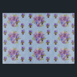 Shabby Pansy Blommigt Blue Gingham Magnetic Ram<br><div class="desc">Shabby chic Blue Gingham Pansy Blommigt Gult gingham chopping board. Jag målade med vackra,  ursprungliga vattenfärger från blommorna i min egen trädgård. Den här kökshandduken är en must för vilken trädgård eller blomma som helst älskare!</div>