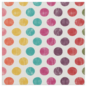 Shabby Polka dots Moderna medelårhundraden Tyg