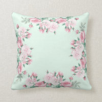 Shabby ro kuddar rosa och mynta