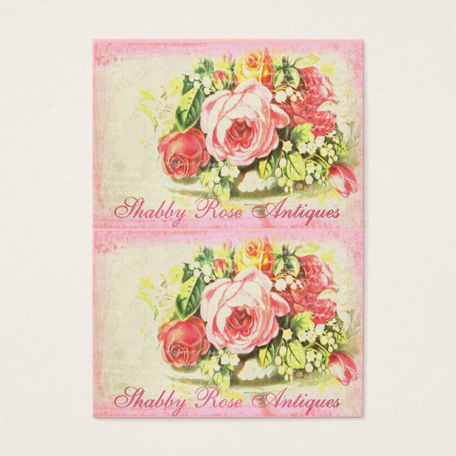 Shabby Ro Versailles Collection Mini Card-Märkre Visitkort (Framsidan)
