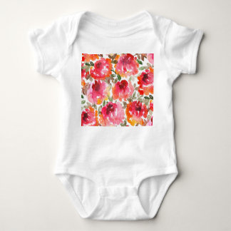 Shabby röd ros, sömlös mönster. t shirt