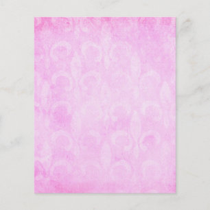 Shabby Rosa Fleur de lis Scrapbook Papper