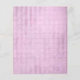 Shabby Rosa Stripe Scrapbook Papper