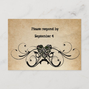 Shabby Rustic OSA med kuvert. Kort