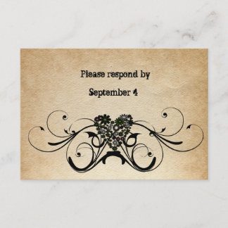 Shabby Rustic OSA med kuvert. Kort