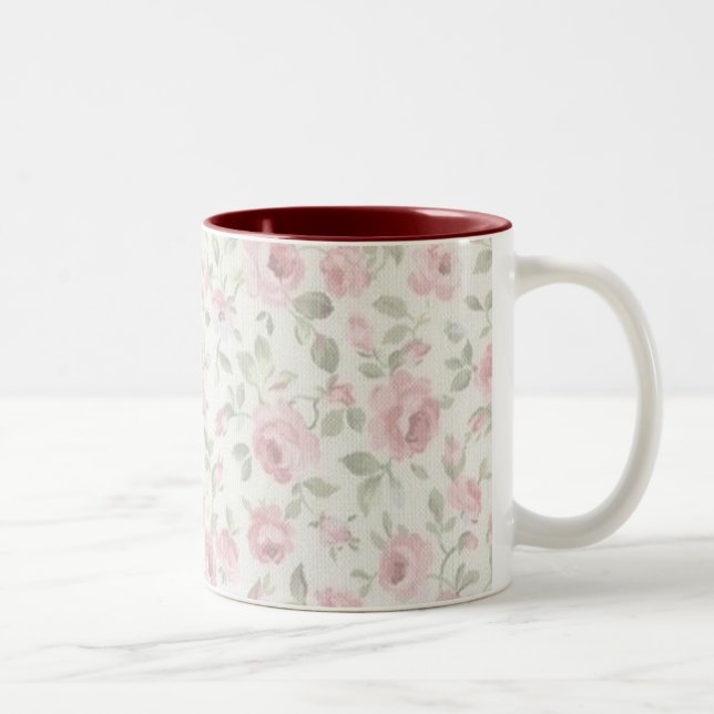 Shabby Sweet Petite Rosa ros Mugg (Höger)