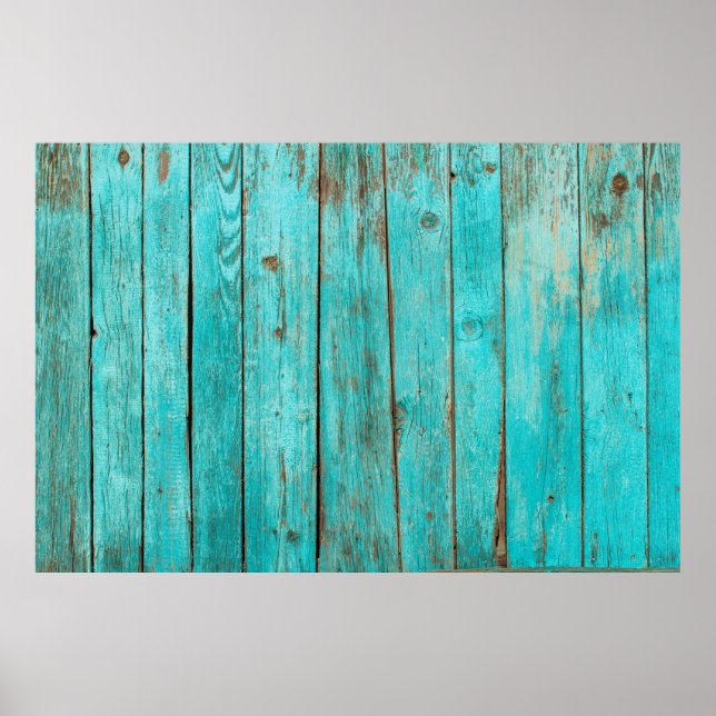 Shabby Wood Backgroundwood, beach, background, blu Poster (Framsidan)