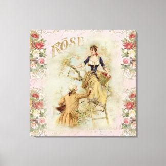 Shabbychic Paris collage ro Canvastryck