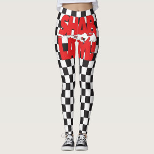 SHABLAM! med dra flagga drottning & tävling Leggings
