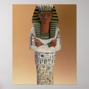 Shabti figur av den Ramesses droppen, nytt Poster