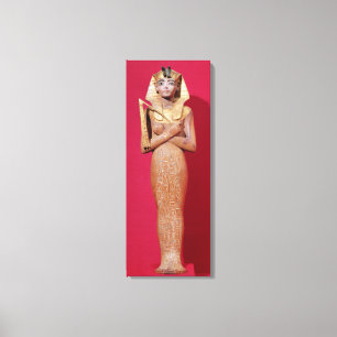 Shabti figur av kungen från graven av Tutankhamun Canvastryck
