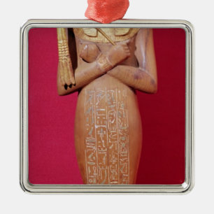 Shabti figur av kungen från graven av Tutankhamun Julgransprydnad Metall