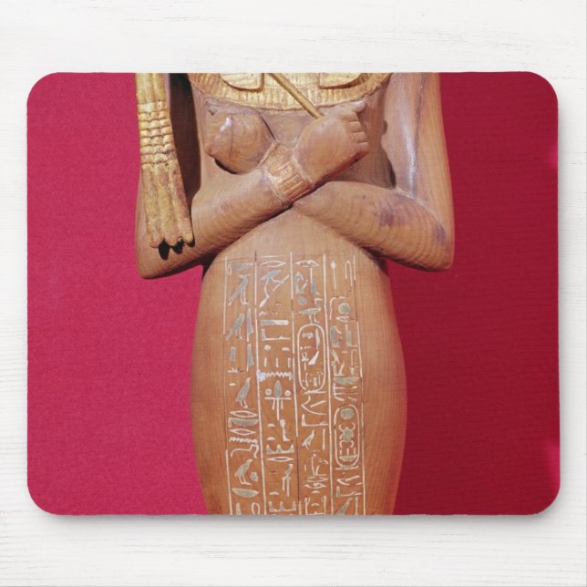 Shabti figur av kungen från graven av Tutankhamun Musmatta (Framsidan)