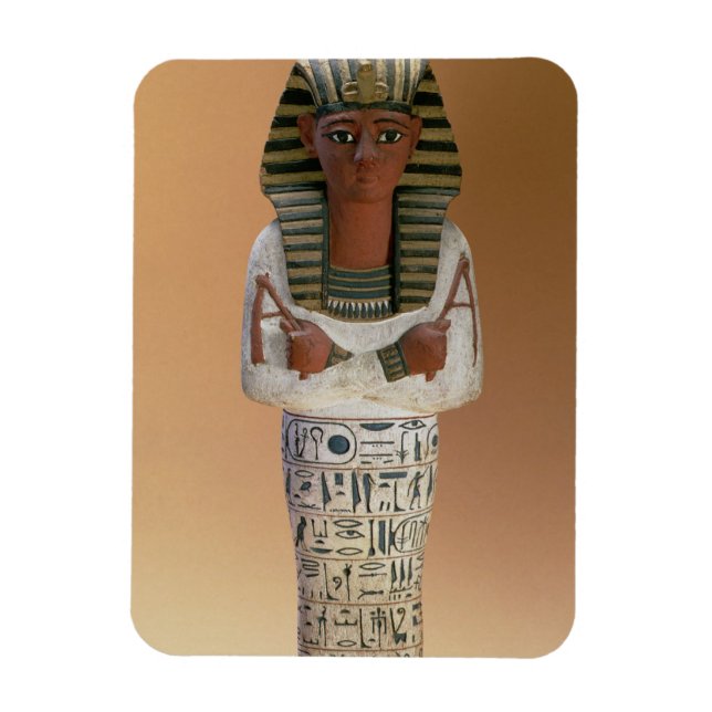 Shabti figur of Ramesses IV, New Kingdom (stuccoe) Magnet (Vertikal)