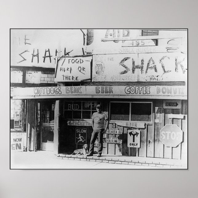Shack, Playa del Rey 1972 Poster (Framsidan)