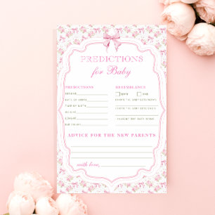 Shack Predictions för Kärlek i rosa Bow för Baby C
