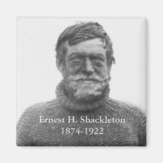 Shackleton i Antarktis Nimrod 1909 bild Magnet