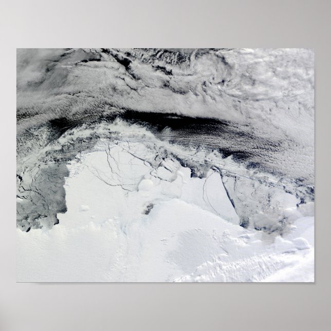Shackleton Ice Shelf, Antarctica Poster (Framsidan)