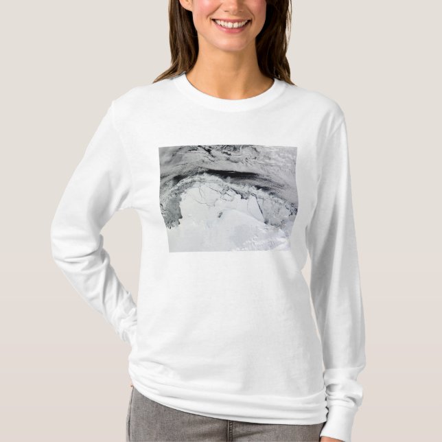 Shackleton Ice Shelf, Antarctica T-shirt (Framsida)