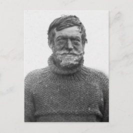 Shackletonin Antarktis Nimrod bild, citat Vykort