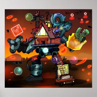 ShackTron (gravitationsfall) Poster