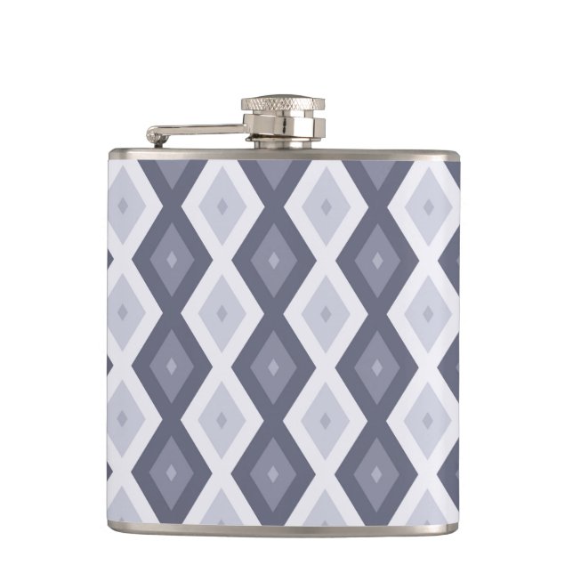Shades of blue grey diamond pattern fickplunta (Framsidan)