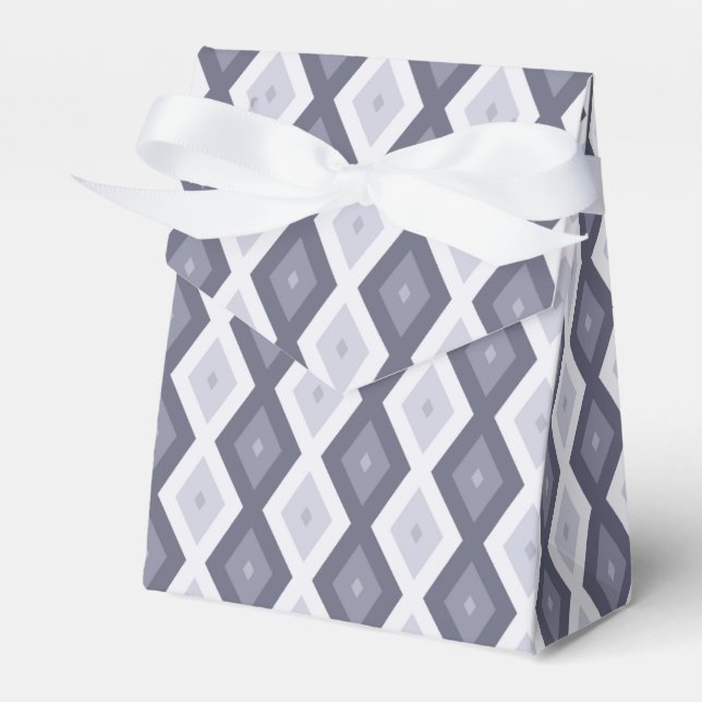 Shades of blue grey diamond pattern presentaskar (Framsidan Sidan)