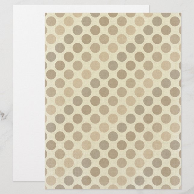 Shades of Brown Polka dots av Shirley Taylor (Fram/baksida)