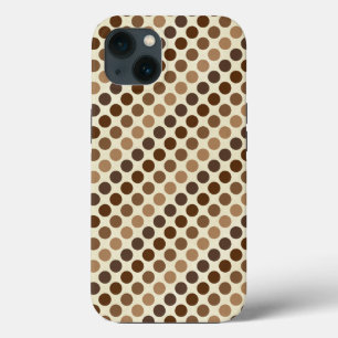 Shades of Brown Polka dots av Shirley Taylor