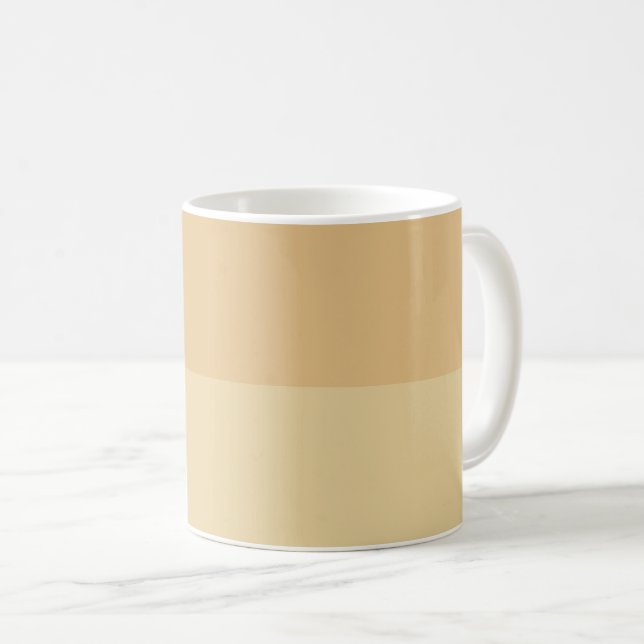 Shades of Camel tan beige mönster Kaffemugg (Framsida höger)