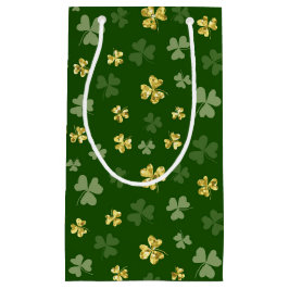 SHADES OF GRÖNT & GULD GLITTER LOOK SHAMROCKS