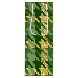 SHADES OF GRÖNT & GULD IRISH HOUNDSTOOTH MÖNSTER