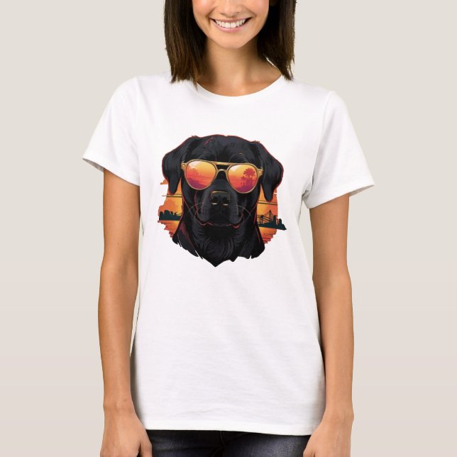 Shades On, Paws Ready T Shirt (Framsida)