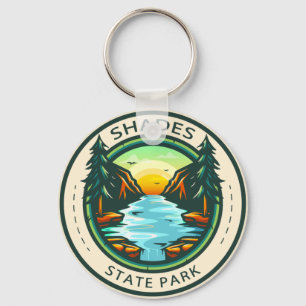Shades State Park Indiana Badge Nyckelring