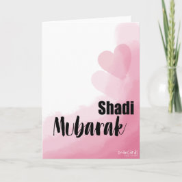 Shadi Mubarak - Pink Hearts Kort