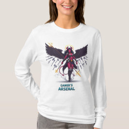 "Shadow Arsenal: Djävulen Angel Gamer" T Shirt