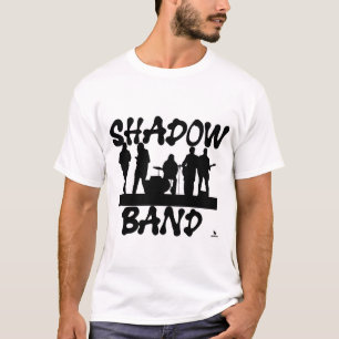 Shadow Band Funny Music Slogan Design T Shirt