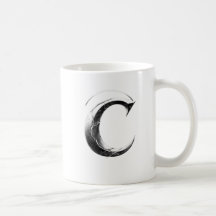 Shadow C – Mörk Bokstav C-kopp