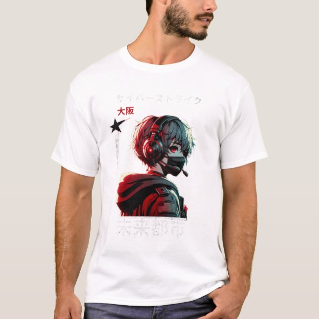 Shadow Circuit: Tokyo Rebebell T Shirt (Framsida)